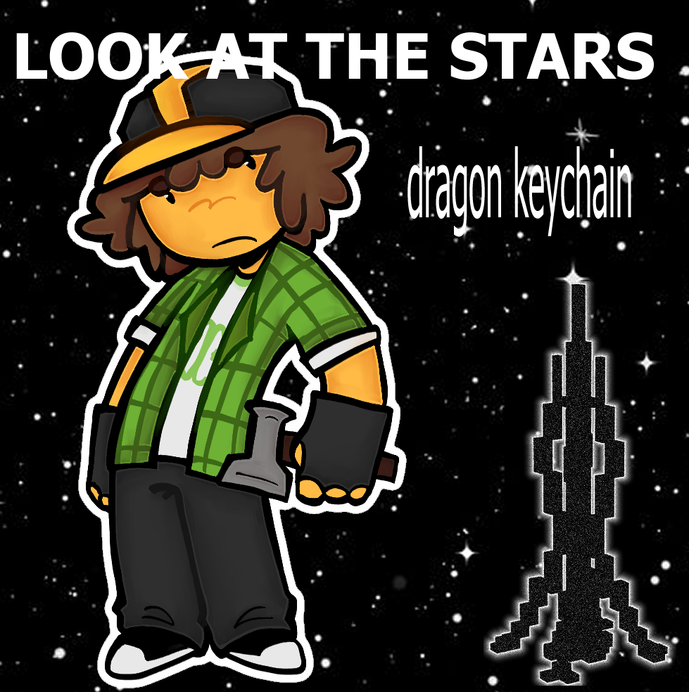 dragondudes3 Keychain (RAHH Recallahollowheart)