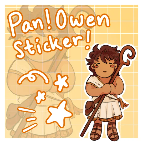Pan!Owen Sticker
