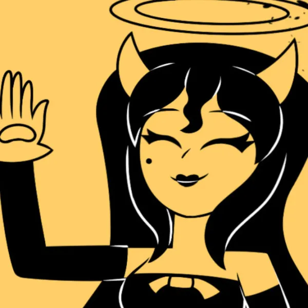 Andromeda As Alice Angel Keychain