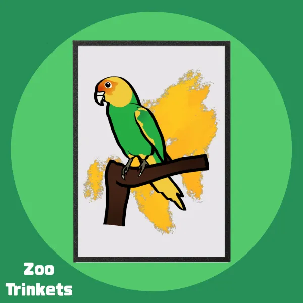 Carolina Parakeet Art Board
