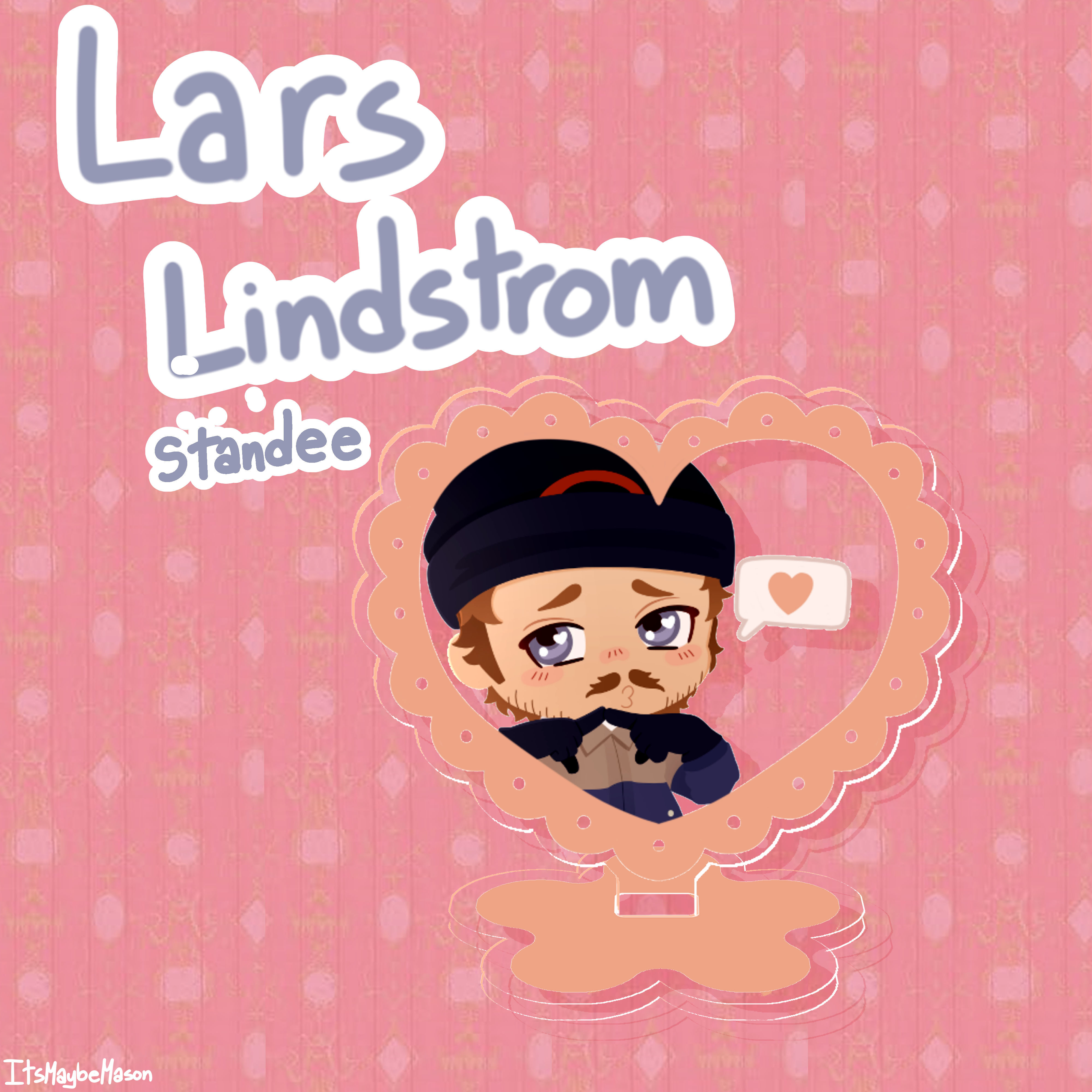 Lars Lindstrom acrylic standee