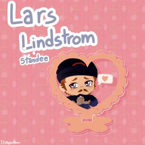 Lars Lindstrom acrylic standee