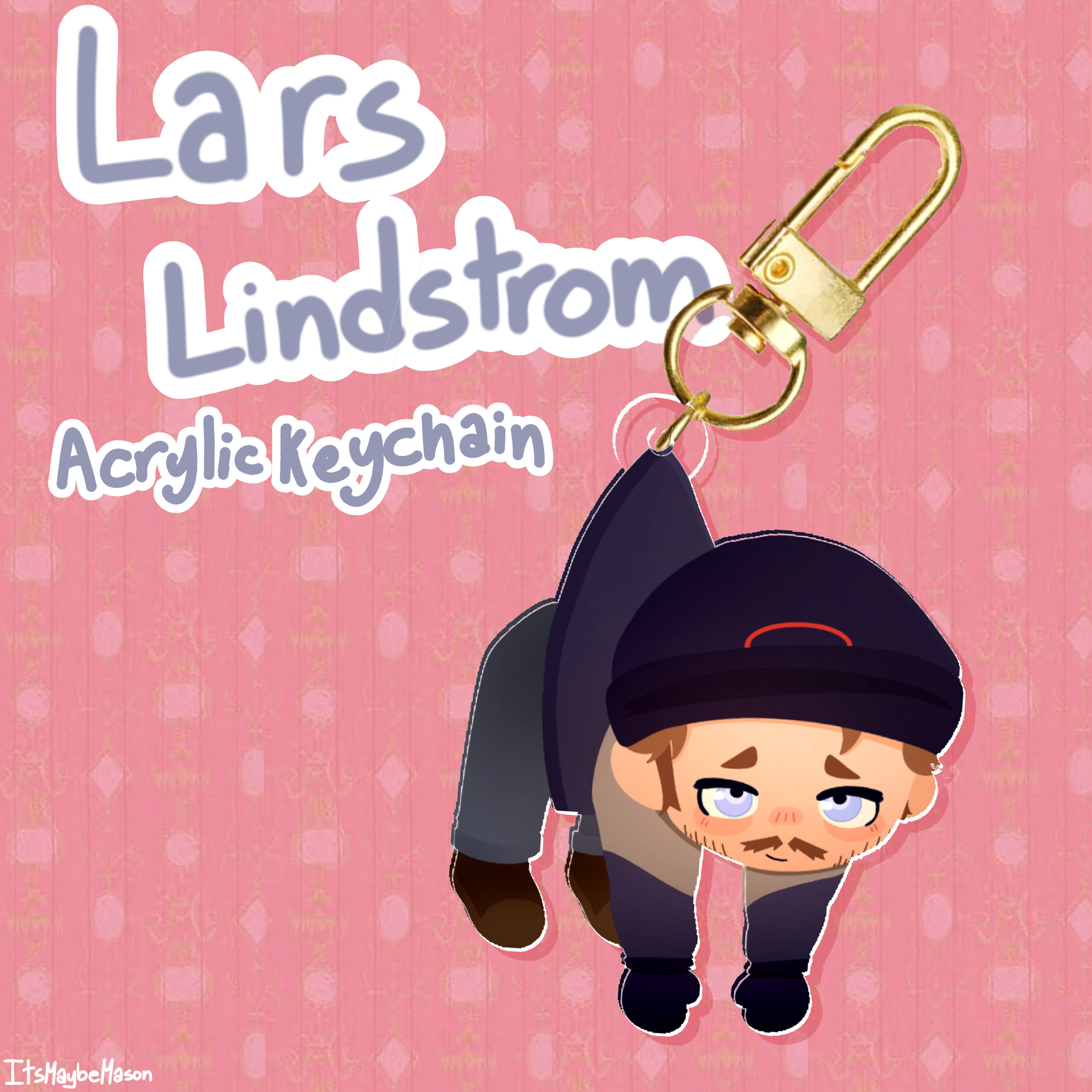 Lars Lindstrom acrylic keychain