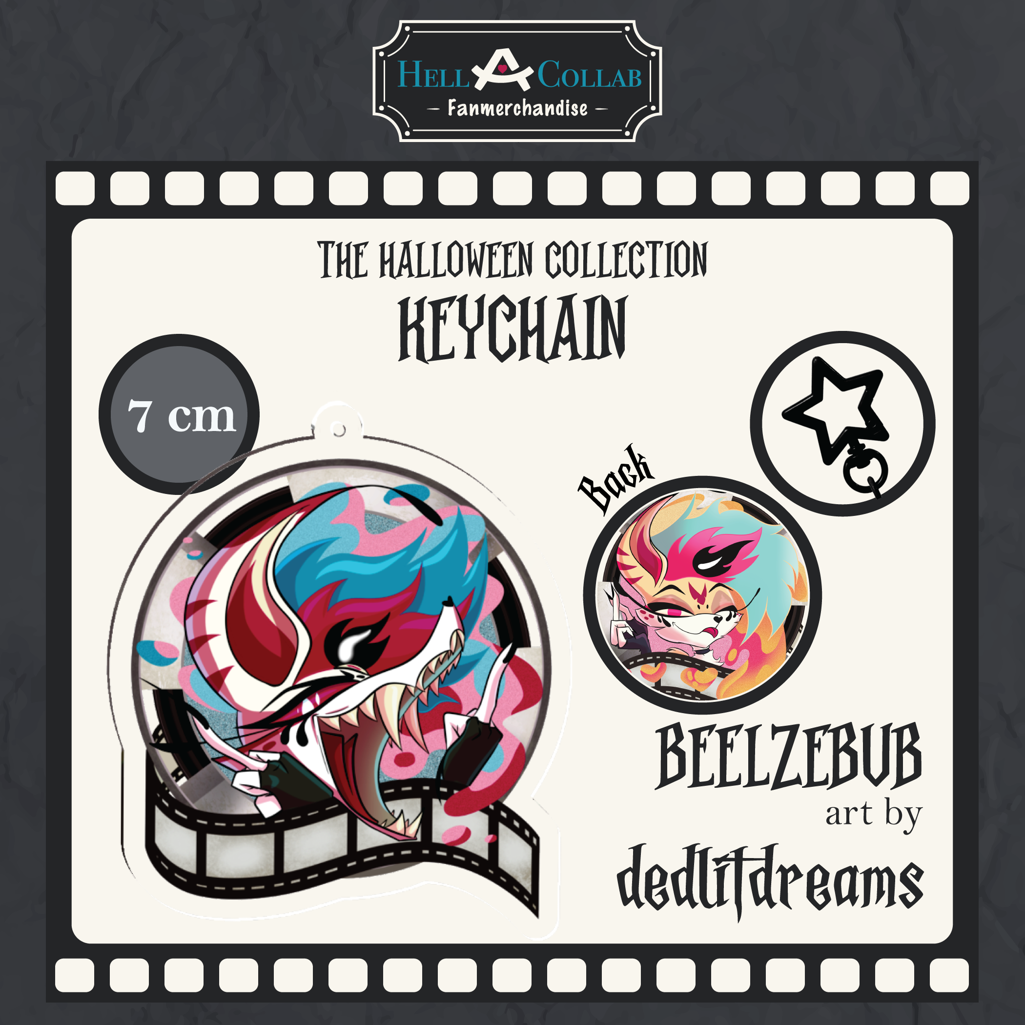 Beelzebub | Keychain || Halloween Hell-a-Collab