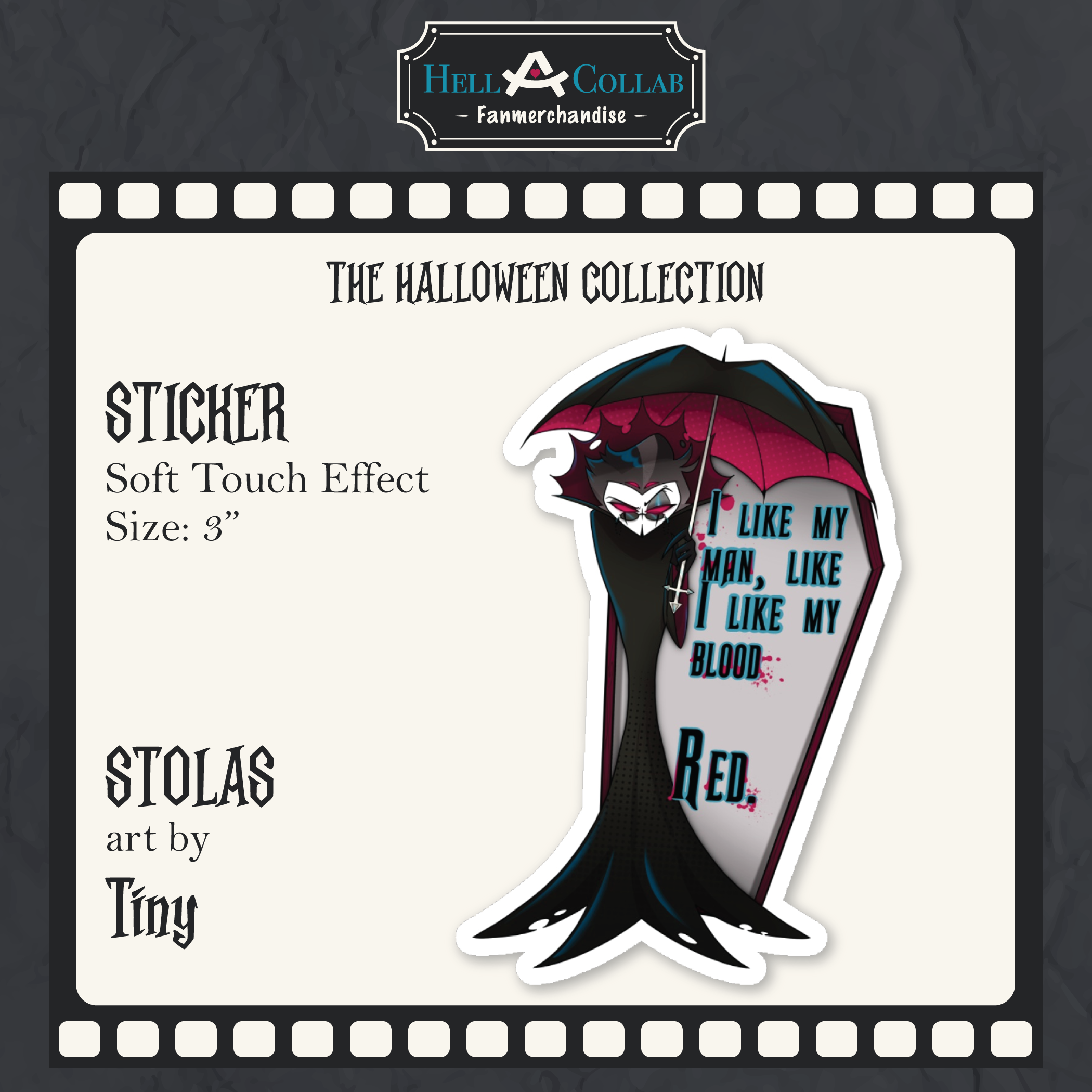 Stolas | Sticker || Halloween Hell-a-Collab