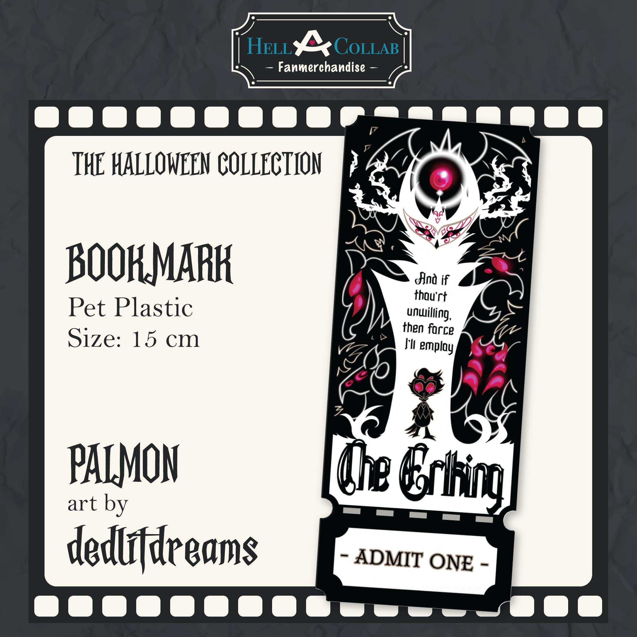 Paimon | Bookmark || Halloween Hell-a-Collab