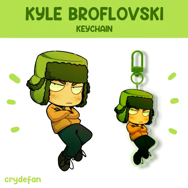 [SP] Kyle Broflovski Charm Keychain