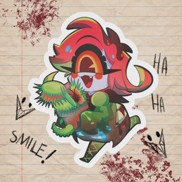 Goth Nifty Die Cut Sticker