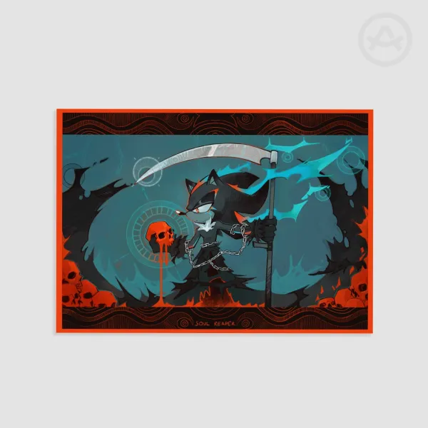 SOUL REAPER - Halloween A4 Print