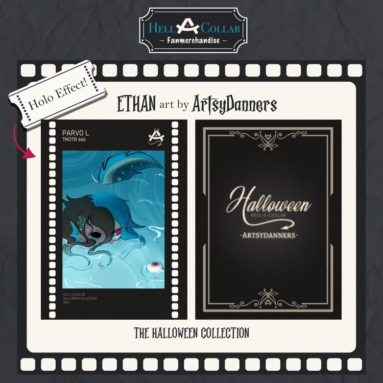 Ethan — Holographic Photocard – Hellacollab Halloween Collection