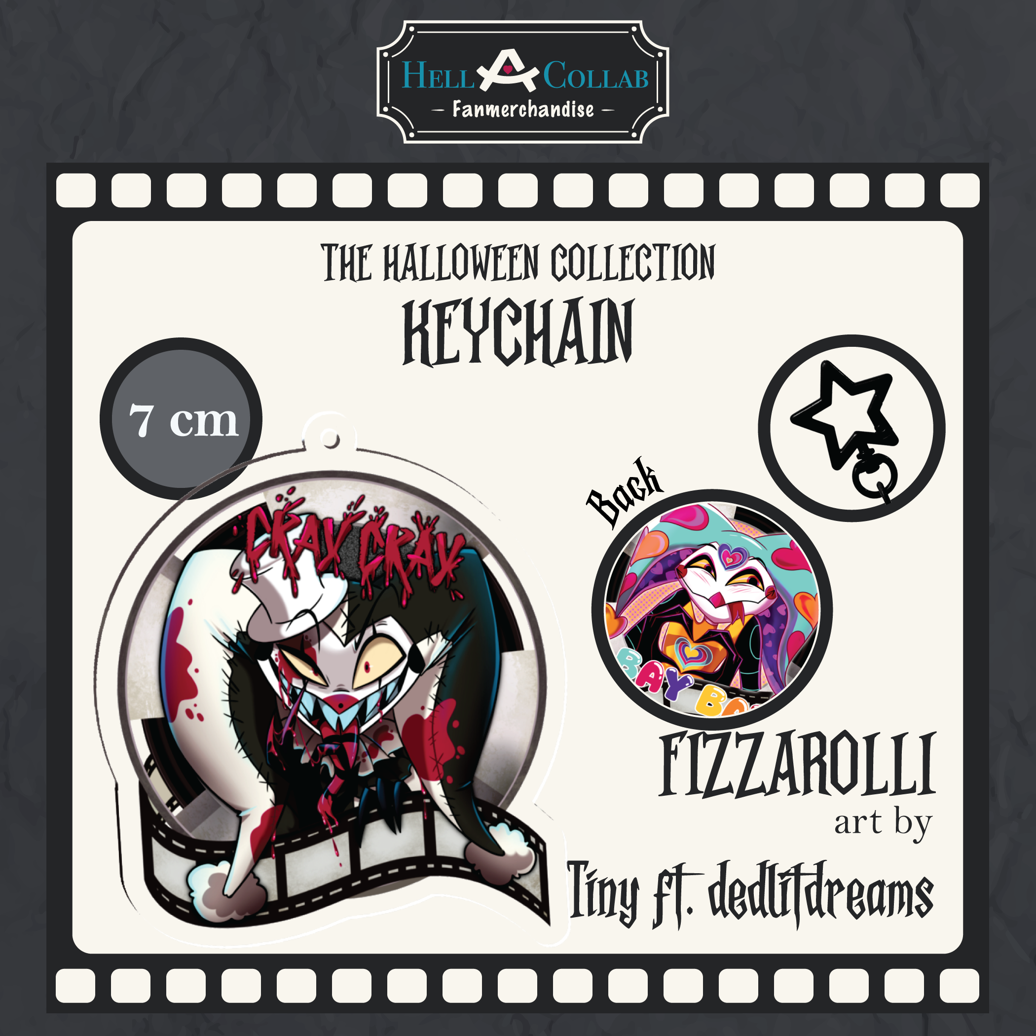 Fizzarolli | Keychain || Halloween Hell-a-Collab