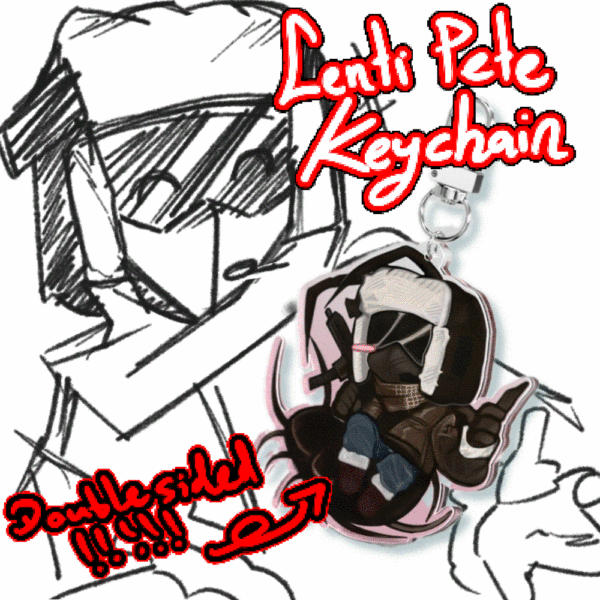 Centi’Pete! — Double-sided OC Keychain!