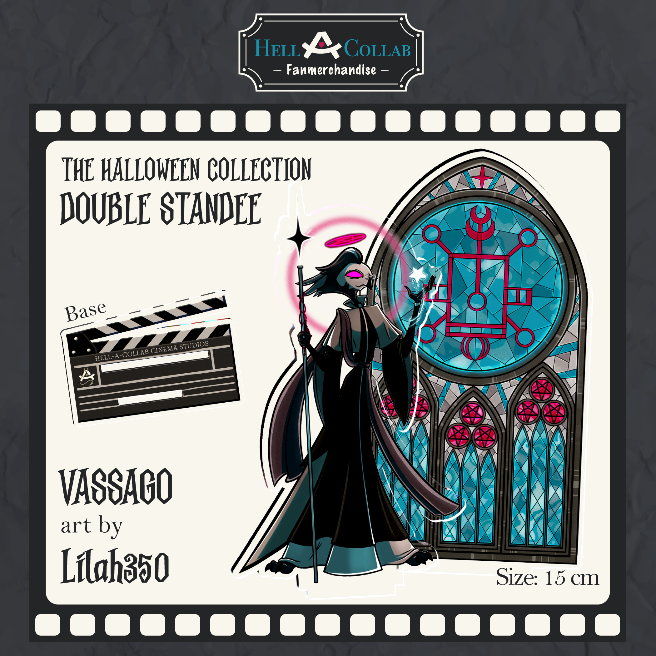 Vassago || Double Acrylic Standees || Hellacollab Halloween Collection