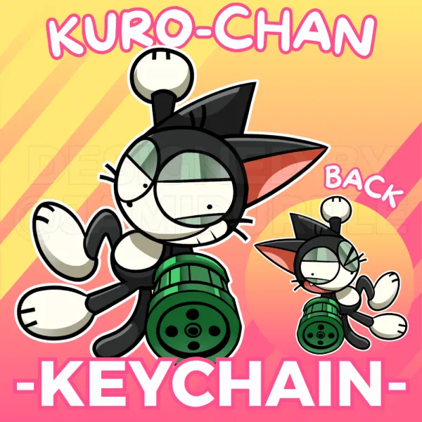 KURO [CYBORG KURO CHAN] - KEYCHAIN