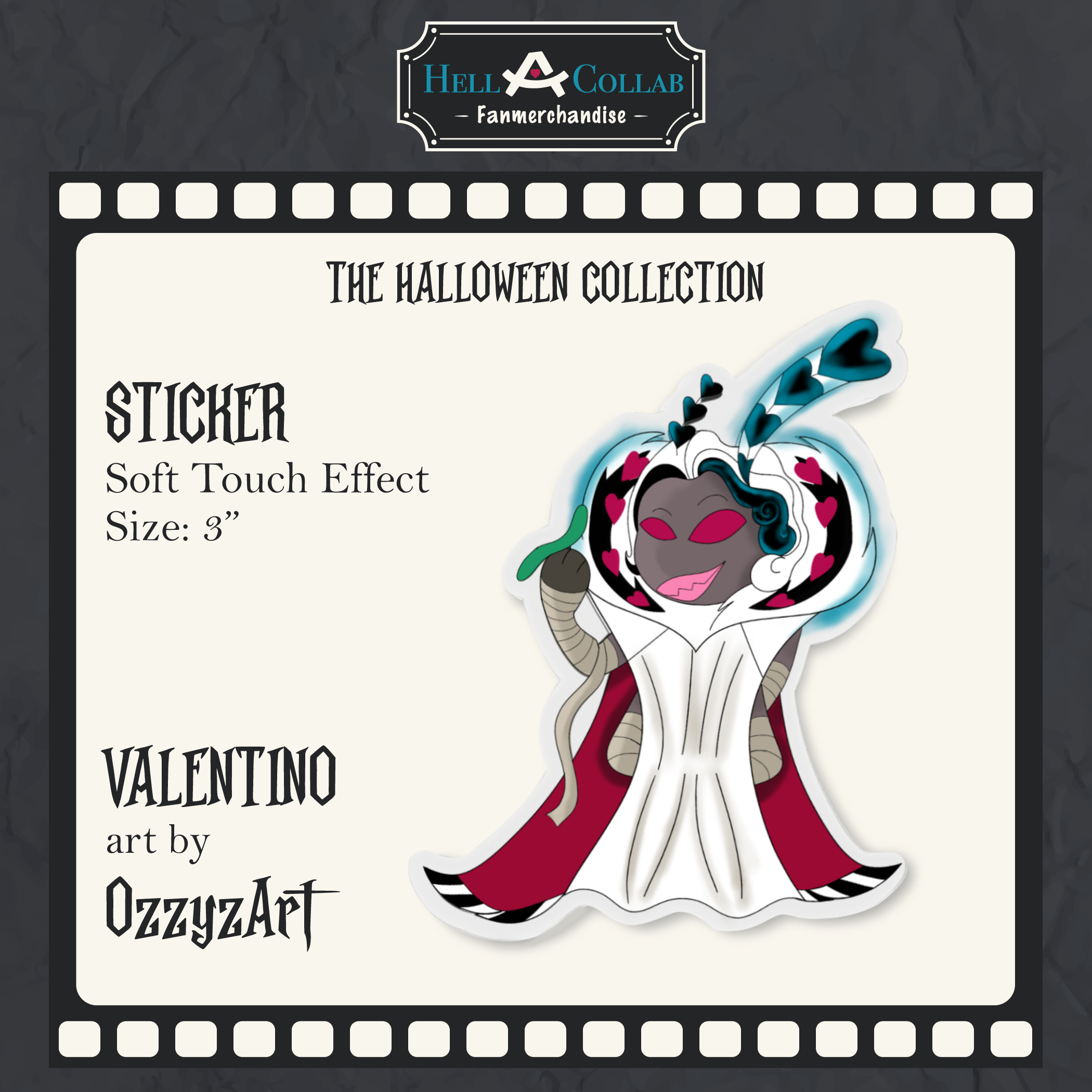 Valentino-Sticker-Hellacollab Halloween Collection