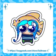 Isidora FishHead Sticker