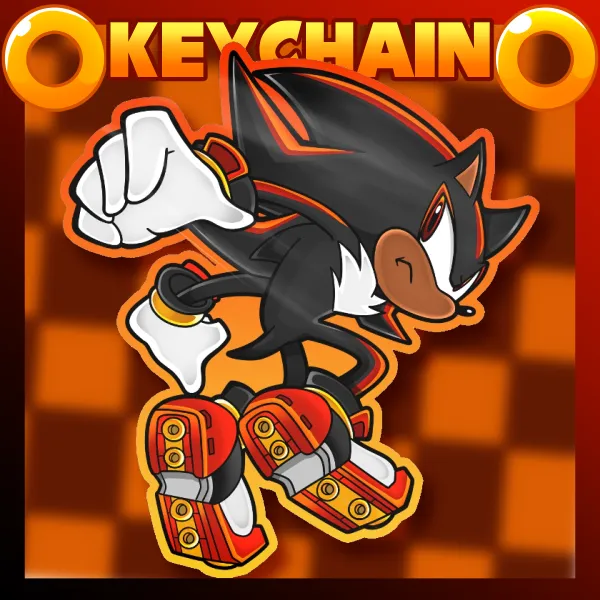Shadow the Hedgehog Keychain
