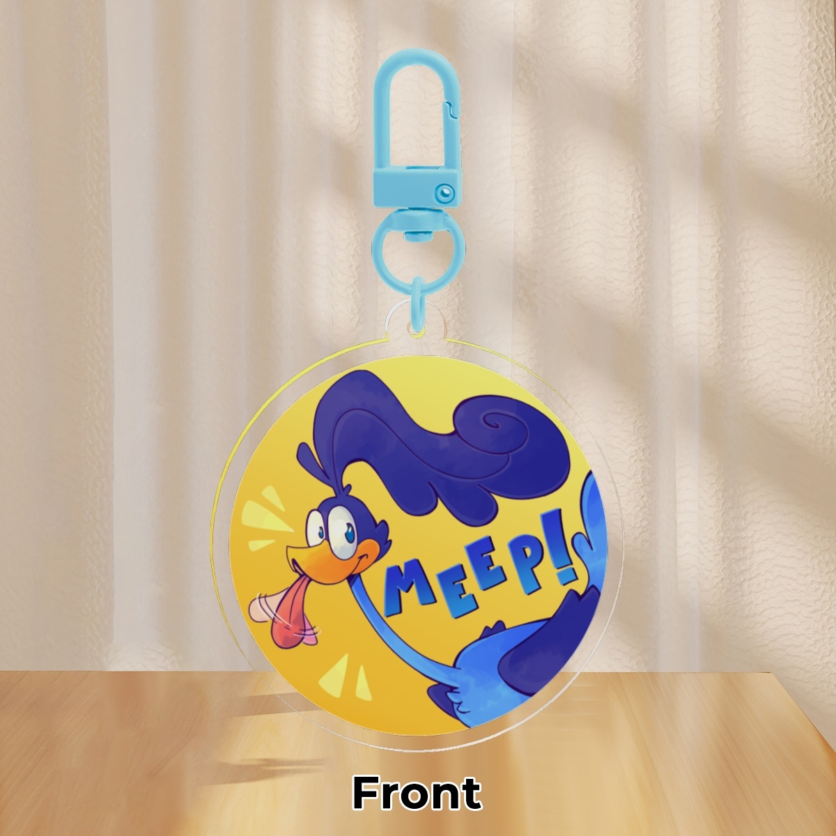 Roadrunner Meep Keychain