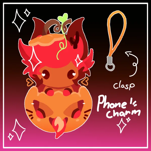 Hazbin Hotel | Potato Alastor Halloween Phone Charm