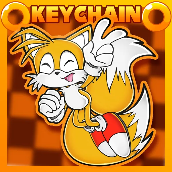 Tails Keychain