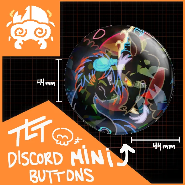 DISCORD mini Holo Badge