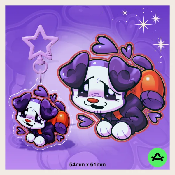 Ramb Dog Acrylic Keychain