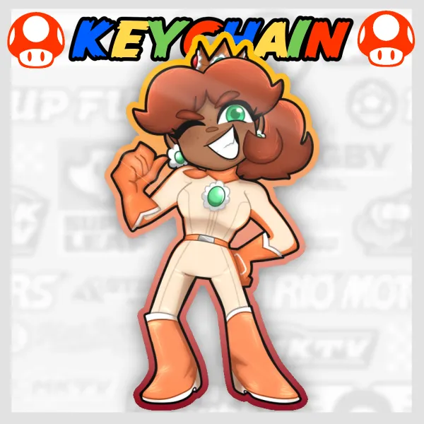 Princess Daisy (Aero) Keychain