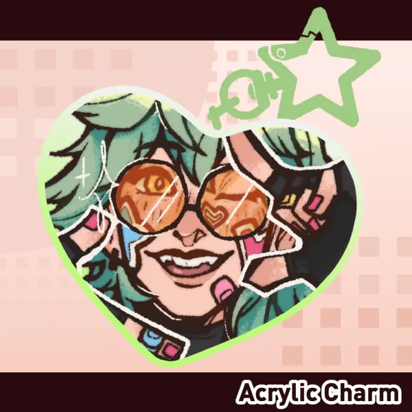 Heartsteel Ez ✦ Acrylic Charm