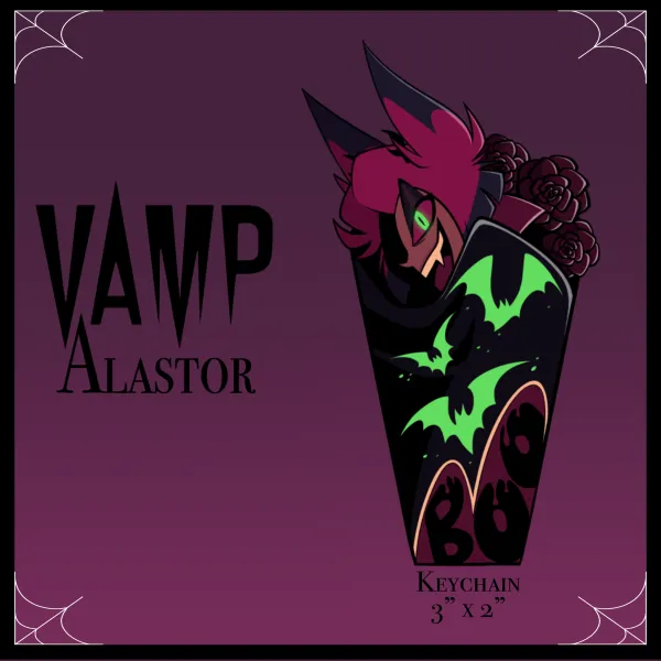 Vampire Alastor Acrylic Keychain