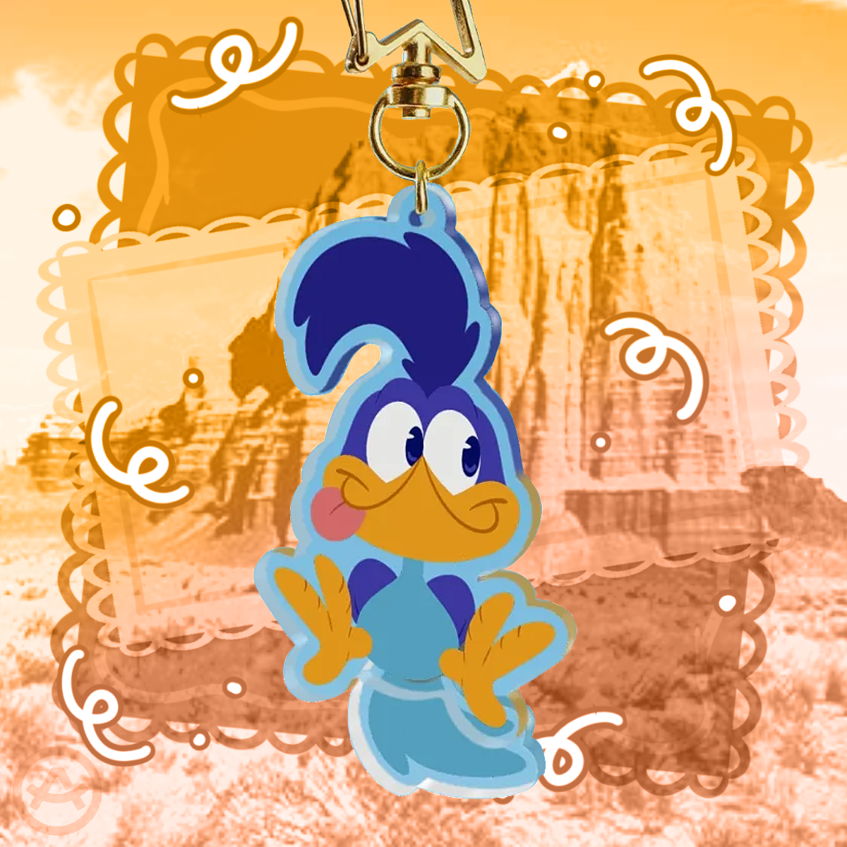 Looney Tunes - Roadrunner Tail-wagging Keychain