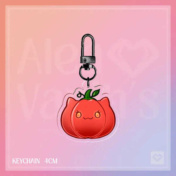 Cat Pumpkin | Keychain