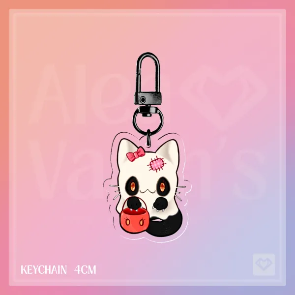 Cat Halloween | Keychain