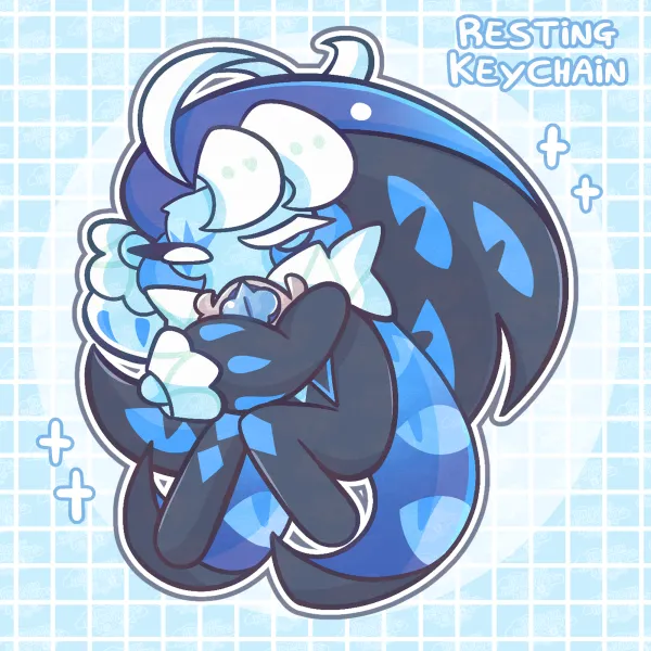 Shadow Milk Cookie - Resting - Keychain