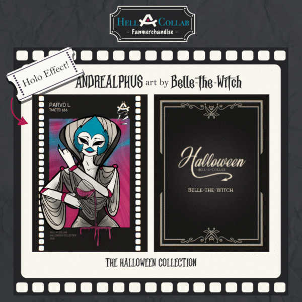 Andrealphus || Holographic Photocard || Hellacollab Halloween collection
