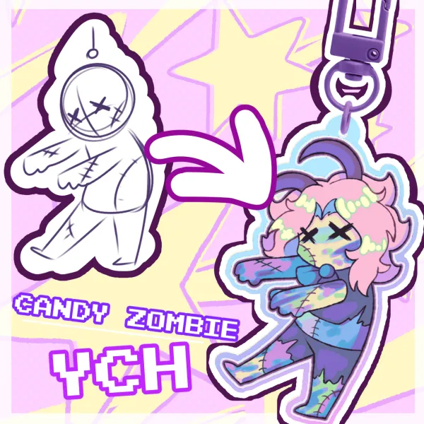Candy Zombie - Halloween YCH