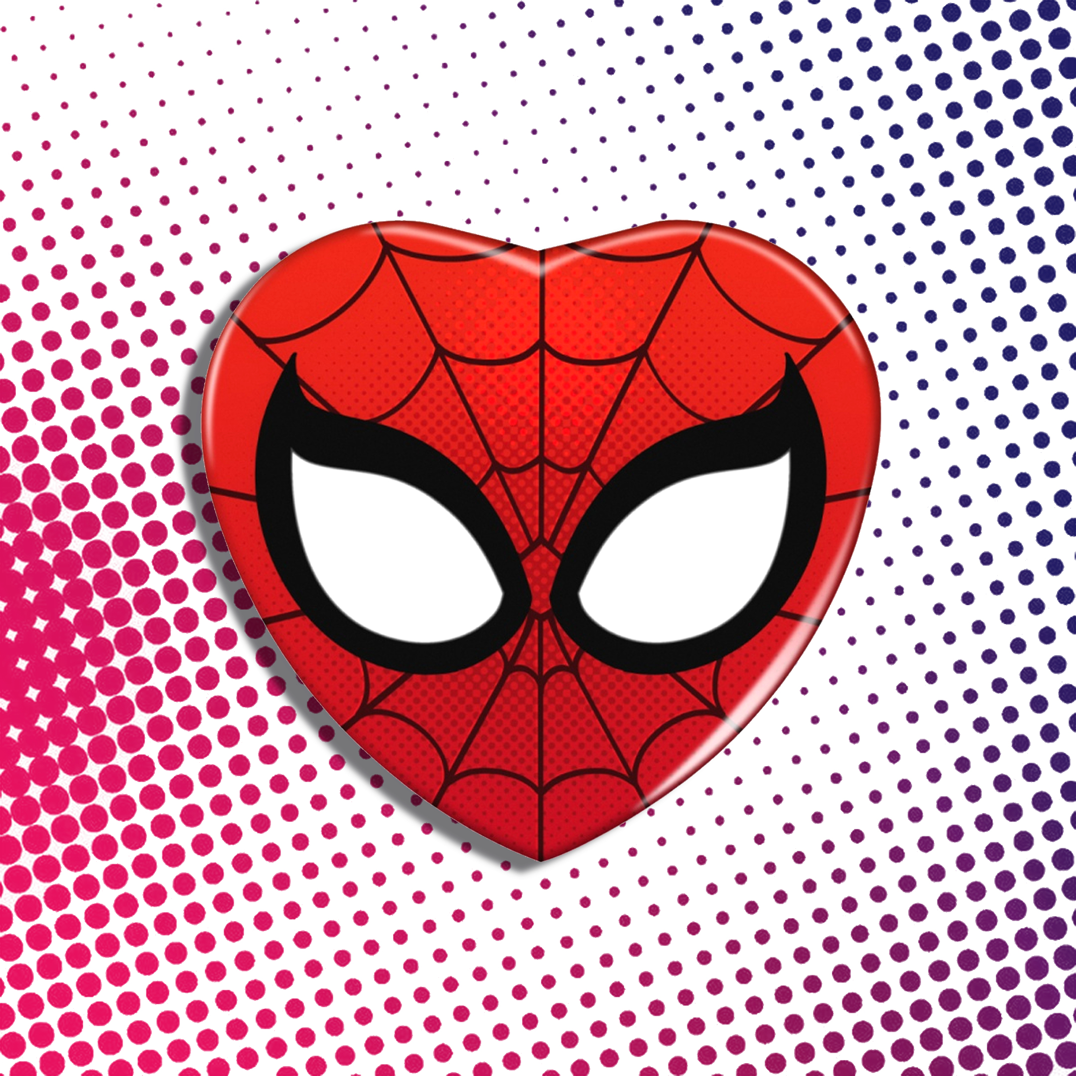 Spider-Man Heart Badge