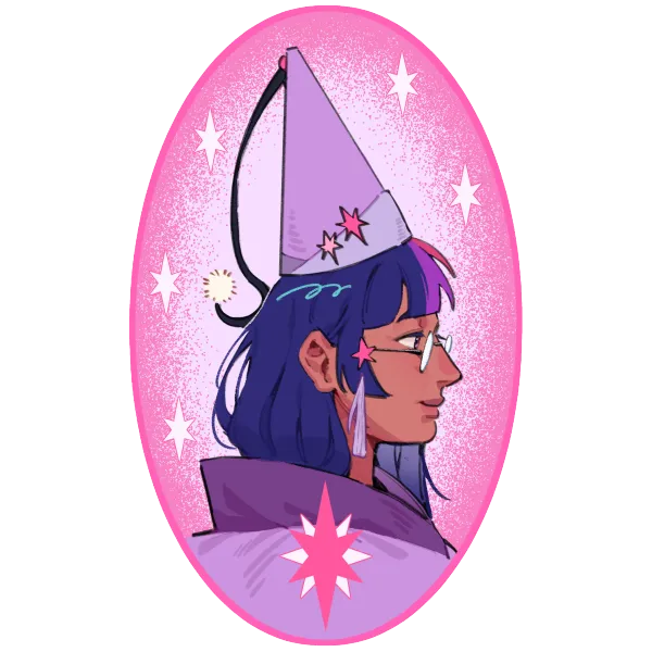 MLP x WHA: Twilight Sparkle [Full Bleed Acrylic Keychain]