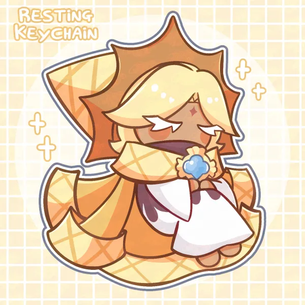 Pure Vanilla Cookie - Resting - Keychain