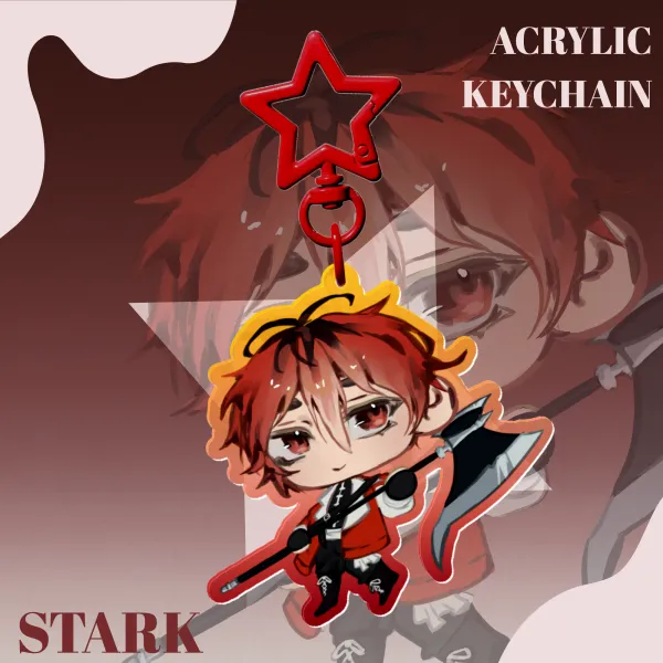 Chibi Stark Colour Acrylic Keychain • Frieren: Beyond Journey's End