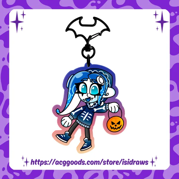 Isidora Splatooween Keychain