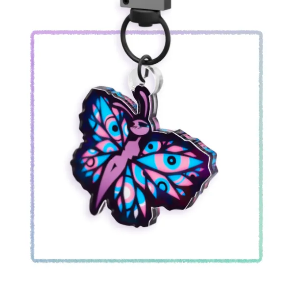 "Caterpillar" (Chibi) | Acrylic Keychain | Jax