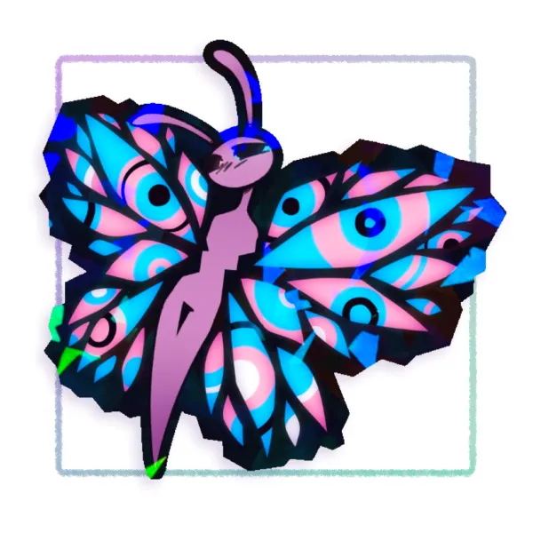 "Caterpillar" (Chibi) | Sticker