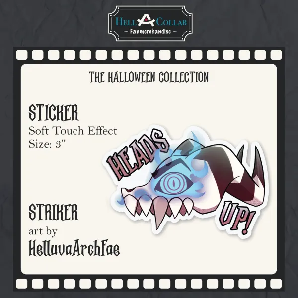 Striker - Sticker - Hellacollab Halloween Collection