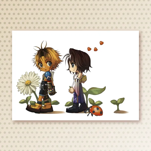 Tidus & Yuna Print