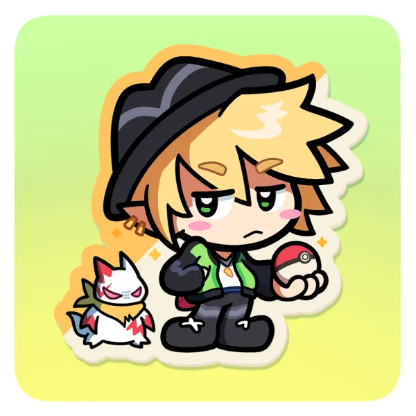 Pokéthon Trainer Voxer Sticker