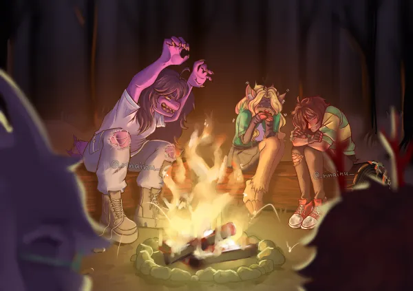 Campfire Night [print]