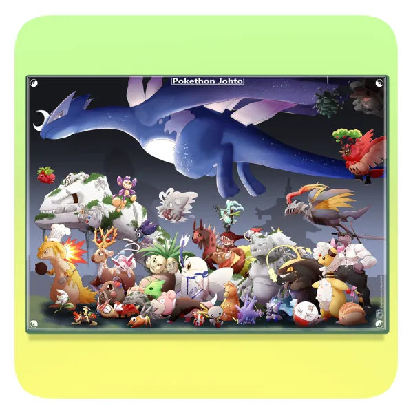 Pokéthon Johto Print
