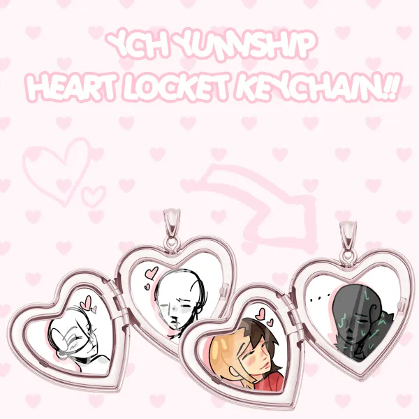 YCH YUMISHIP ACRYLIC HEART KEYCHAIN ❤️