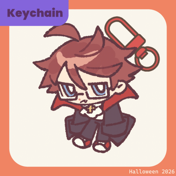 Adam Vampire Keychain