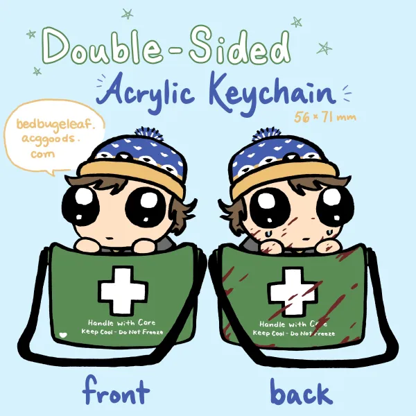 Bryan Hodukavich Double-Sided Acrylic Keychain - Resident Evil